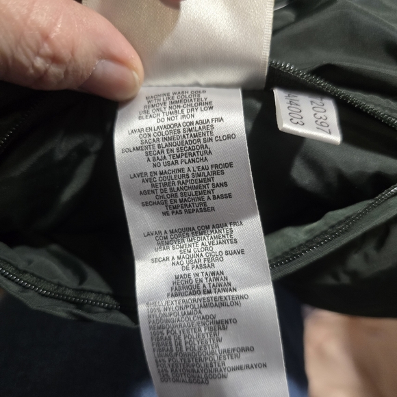 Vtg 90s Y2k Adidas Reversible Sweatshirt Lined Green Grey Heavyweight Jacket 2XL - Picture 10 of 16